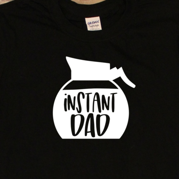 Gildan Other - Instand Dad Coffee Pot - comfortable black t-shirt